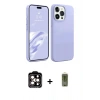 MARSİLYAN™- iPhone 15 Pro Max Kılıf Kozmos Yansıma Özel Seri - Siyah Joko Magic 5D Hayalet Cam + PVD Metal Kamera Lens - TU