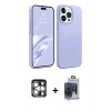 MARSİLYAN™- iPhone 15 Pro Max Kılıf Kozmos Yansıma Özel Seri - Siyah Vanessa Magic Cam + PVD Metal Kamera Lens - GS