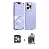 MARSİLYAN™- iPhone 15 Pro Max Kılıf Kozmos Yansıma Özel Seri - Siyah Vanessa Magic Cam + PVD Metal Kamera Lens - GI