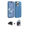 MARSİLYAN™- iPhone 15 Pro Max Kılıf Kozmos Yansıma Özel Seri - Siyah Vanessa Magic Cam + Raze Metal Kamera Lens - TMGI