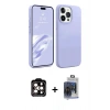 MARSİLYAN™- iPhone 15 Pro Max Kılıf Kozmos Yansıma Özel Seri - Siyah Vanessa Magic Cam + PVD Metal Kamera Lens - TU