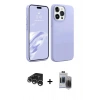 MARSİLYAN™- iPhone 15 Pro Max Kılıf Kozmos Yansıma Özel Seri - Siyah Vanessa Magic Hayalet Cam + Raze Metal Kamera Lens - GS