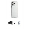 MARSİLYAN™- iPhone 15 Pro Max Kılıf Kutup Doku Koleksiyonu - Siyah Bilvis 0.18mm Plus Cam Ekran Koruyucu + Raze Metal Kamera Lens - GS