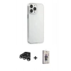 MARSİLYAN™- iPhone 15 Pro Max Kılıf Kutup Doku Koleksiyonu - Siyah Bilvis 3D Cam Ekran Koruyucu + Raze Metal Kamera Lens - GS