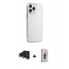 MARSİLYAN™- iPhone 15 Pro Max Kılıf Kutup Doku Koleksiyonu - Siyah Bilvis 3D Cam Ekran Koruyucu + Raze Metal Kamera Lens - LT