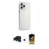 MARSİLYAN™- iPhone 15 Pro Max Kılıf Kutup Doku Koleksiyonu - Siyah Buffer Cam Ekran Koruyucu + Raze Metal Kamera Lens - LT