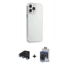 MARSİLYAN™- iPhone 15 Pro Max Kılıf Kutup Doku Koleksiyonu - Siyah Vanessa Magic Cam + Raze Metal Kamera Lens - LT