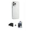 MARSİLYAN™- iPhone 15 Pro Max Kılıf Kutup Doku Koleksiyonu - Siyah Vanessa Magic Cam + Raze Metal Kamera Lens - SH