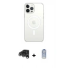 MARSİLYAN™- iPhone 15 Pro Max Kılıf Kutup Klasik Serisi - Siyah Joko Magic 5D Cam + Raze Metal Kamera Lens - GS