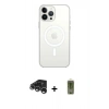 MARSİLYAN™- iPhone 15 Pro Max Kılıf Kutup Klasik Serisi - Siyah Joko Magic 5D Hayalet Cam + Raze Metal Kamera Lens - GS