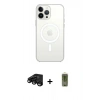 MARSİLYAN™- iPhone 15 Pro Max Kılıf Kutup Klasik Serisi - Siyah Joko Magic 5D Hayalet Cam + Raze Metal Kamera Lens - SH