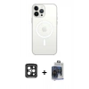 MARSİLYAN™- iPhone 15 Pro Max Kılıf Kutup Klasik Serisi - Siyah Vanessa Magic Cam + PVD Metal Kamera Lens - SH