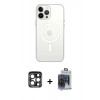 MARSİLYAN™- iPhone 15 Pro Max Kılıf Kutup Klasik Serisi - Siyah Vanessa Magic Cam + PVD Metal Kamera Lens - LT