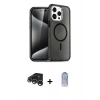 MARSİLYAN™- iPhone 15 Pro Max Kılıf Nova Asil Prime - Siyah Joko Magic 5D Cam + Raze Metal Kamera Lens - GS