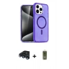 MARSİLYAN™- iPhone 15 Pro Max Kılıf Nova Asil Prime - Siyah Joko Magic 5D Hayalet Cam + Raze Metal Kamera Lens - LT
