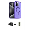 MARSİLYAN™- iPhone 15 Pro Max Kılıf Nova Asil Prime - Siyah Joko Magic 5D Hayalet Cam + Raze Metal Kamera Lens - TMGI