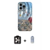 MARSİLYAN™- iPhone 15 Pro Max Kılıf Nova Doku Prime - Siyah Joko Magic 5D Cam + PVD Metal Kamera Lens - TU