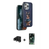 MARSİLYAN™- iPhone 15 Pro Max Kılıf Nova Form Koleksiyonu - Şeffaf 360 Full Body Arka Koruyucu + Raze Metal Kamera Lens - SH