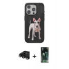 MARSİLYAN™- iPhone 15 Pro Max Kılıf Nova Form Koleksiyonu - Şeffaf 360 Full Body Arka Koruyucu + Raze Metal Kamera Lens - SH