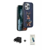 MARSİLYAN™- iPhone 15 Pro Max Kılıf Nova Form Koleksiyonu - Şeffaf Pasifik Cam Ekran Koruyucu + Raze Metal Kamera Lens - SH