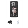 MARSİLYAN™- iPhone 15 Pro Max Kılıf Nova Form Koleksiyonu - Siyah Bilvis 0.18mm Plus Cam Ekran Koruyucu + Gümüş Raze Metal Kamera Lens