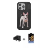 MARSİLYAN™- iPhone 15 Pro Max Kılıf Nova Form Koleksiyonu - Siyah Buffer Hayalet Cam Ekran Koruyucu + Raze Metal Kamera Lens - SH