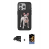 MARSİLYAN™- iPhone 15 Pro Max Kılıf Nova Form Koleksiyonu - Siyah Buffer Hayalet Cam Ekran Koruyucu + Raze Metal Kamera Lens - GS