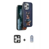 MARSİLYAN™- iPhone 15 Pro Max Kılıf Nova Form Koleksiyonu - Siyah Joko Magic 5D Cam + PVD Metal Kamera Lens - GS