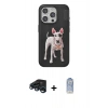 MARSİLYAN™- iPhone 15 Pro Max Kılıf Nova Form Koleksiyonu - Siyah Joko Magic 5D Cam + Raze Metal Kamera Lens - LT