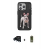 MARSİLYAN™- iPhone 15 Pro Max Kılıf Nova Form Koleksiyonu - Siyah Joko Magic 5D Hayalet Cam + Lacivert Raze Metal Kamera Lens
