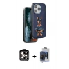 MARSİLYAN™- iPhone 15 Pro Max Kılıf Nova Form Koleksiyonu - Siyah Vanessa Magic Cam + PVD Metal Kamera Lens - TU