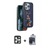 MARSİLYAN™- iPhone 15 Pro Max Kılıf Nova Form Koleksiyonu - Siyah Vanessa Magic Cam + PVD Metal Kamera Lens - LT