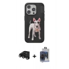 MARSİLYAN™- iPhone 15 Pro Max Kılıf Nova Form Koleksiyonu - Siyah Vanessa Magic Cam + Raze Metal Kamera Lens - SH