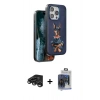 MARSİLYAN™- iPhone 15 Pro Max Kılıf Nova Form Koleksiyonu - Siyah Vanessa Magic Cam + Raze Metal Kamera Lens - TMGI