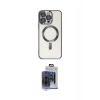 MARSİLYAN™- iPhone 15 Pro Max Kılıf Nova Işık Özel Seri - Siyah Vanessa Magic Cam