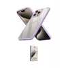 MARSİLYAN™- iPhone 15 Pro Max Kılıf Nova Işık Serisi - Siyah Bilvis 3D Mat Cam Ekran Koruyucu