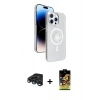 MARSİLYAN™- iPhone 15 Pro Max Kılıf Nova Modern Prime - Siyah Buffer Cam Ekran Koruyucu + Raze Metal Kamera Lens - LT