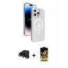 MARSİLYAN™- iPhone 15 Pro Max Kılıf Nova Modern Prime - Siyah Buffer Cam Ekran Koruyucu + Raze Metal Kamera Lens - SH