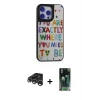 MARSİLYAN™- iPhone 15 Pro Max Kılıf Odak Klasik Serisi - Şeffaf 360 Full Body Arka Koruyucu + Raze Metal Kamera Lens - GS