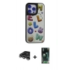 MARSİLYAN™- iPhone 15 Pro Max Kılıf Odak Klasik Serisi - Şeffaf 360 Full Body Arka Koruyucu + Raze Metal Kamera Lens - GS