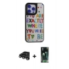 MARSİLYAN™- iPhone 15 Pro Max Kılıf Odak Klasik Serisi - Şeffaf 360 Full Body Arka Koruyucu + Raze Metal Kamera Lens - TMGI