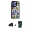 MARSİLYAN™- iPhone 15 Pro Max Kılıf Odak Klasik Serisi - Şeffaf 360 Full Body Arka Koruyucu + Raze Metal Kamera Lens - TMGI