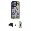 MARSİLYAN™- iPhone 15 Pro Max Kılıf Odak Klasik Serisi - Siyah Bilvis Hayalet Cam Ekran Koruyucu + Raze Metal Kamera Lens - SH