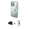 MARSİLYAN™- iPhone 15 Pro Max Kılıf Odak Modern Serisi - Şeffaf Pasifik Cam Ekran Koruyucu + Raze Metal Kamera Lens - SH