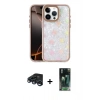 MARSİLYAN™- iPhone 15 Pro Max Kılıf Odak Prime - Şeffaf 360 Full Body Arka Koruyucu + Raze Metal Kamera Lens - LT