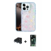 MARSİLYAN™- iPhone 15 Pro Max Kılıf Odak Prime - Şeffaf 360 Full Body Arka Koruyucu + Raze Metal Kamera Lens - LT