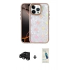 MARSİLYAN™- iPhone 15 Pro Max Kılıf Odak Prime - Şeffaf Pasifik Cam Ekran Koruyucu + Raze Metal Kamera Lens - SH