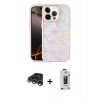 MARSİLYAN™- iPhone 15 Pro Max Kılıf Odak Prime - Siyah Bilvis Hayalet Cam Ekran Koruyucu + Raze Metal Kamera Lens - GS