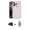 MARSİLYAN™- iPhone 15 Pro Max Kılıf Odak Prime - Siyah Bilvis Hayalet Cam Ekran Koruyucu + Raze Metal Kamera Lens - TMGI