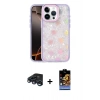MARSİLYAN™- iPhone 15 Pro Max Kılıf Odak Prime - Siyah Buffer Hayalet Cam Ekran Koruyucu + Raze Metal Kamera Lens - LT